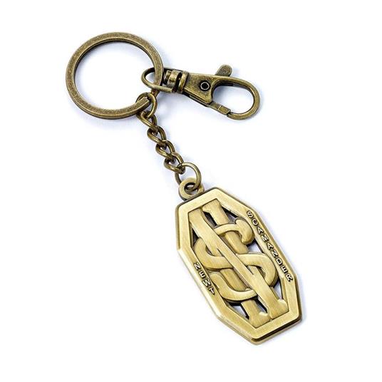 Portachiavi Fantastic Beasts Keychain Newt Scamander Logo (Antique Brass Plated) Carat Shop, The - 2