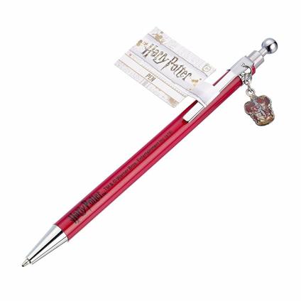 Harry Potter Penna a sfera con stemma di Grifondoro (versione inglese) (Taglia  unica) (Rosso) - Rock Off - Idee regalo