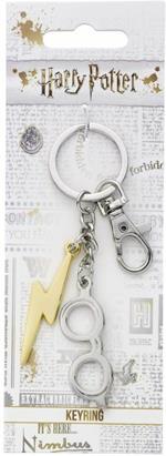 Portachiavi Harry Potter Lightning Bolt & Glasses Keyring