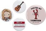 Set di 4 badges Phoebe - Friends