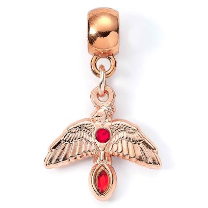 Harry Potter: The Carat Shop - Fawkes Rose Gold Plated Slider (Charm / Ciondolo)