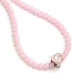 Collana Barbie Perle Rosa e Cuore