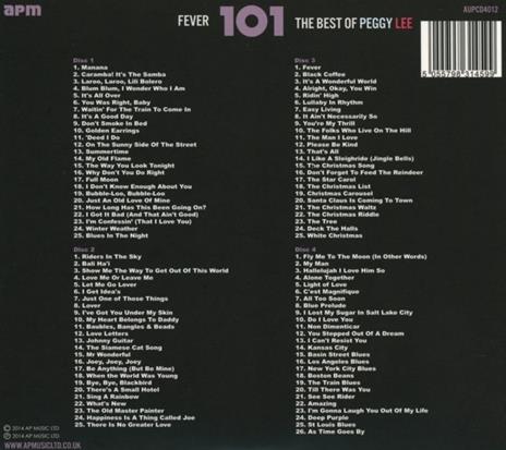 101 Fever. The Best of - CD Audio di Peggy Lee - 2