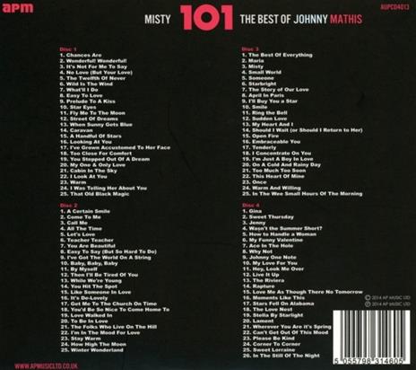 101 Misty. The Best of - CD Audio di Johnny Mathis - 2