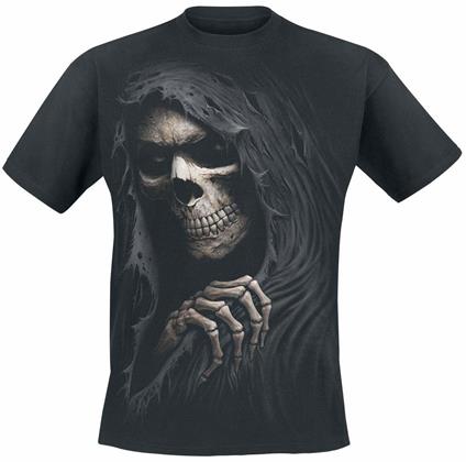 T-Shirt Unisex Tg. S. Spiral - Grim Ripper Black