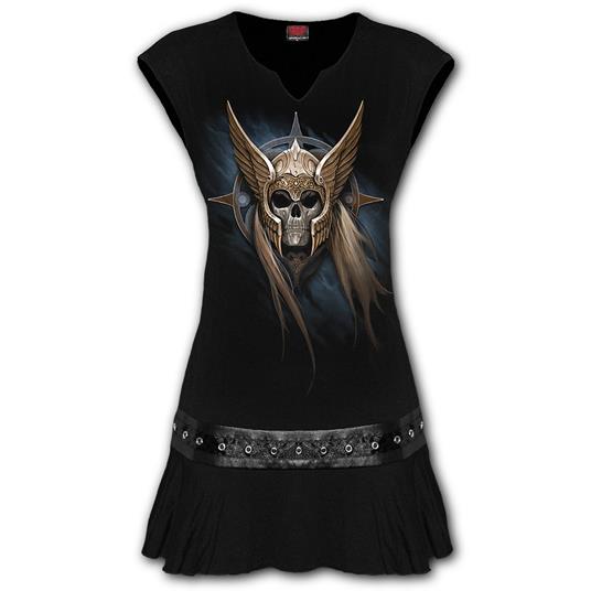 Spiral: Angel Warrior - Stud Waist Mini Dress Black (Plain) Donna S