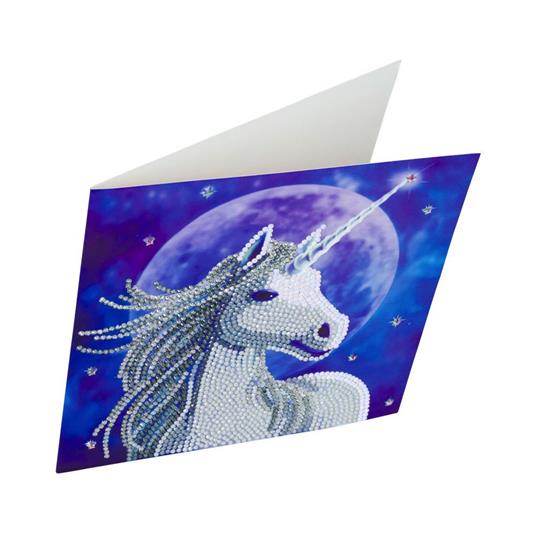 Biglietto di compleanno bambina 8 anni - 8° compleanno unicorno con  glitter 7,7