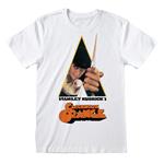 T-Shirt Unisex Tg. M Clockwork Orange: Poster White