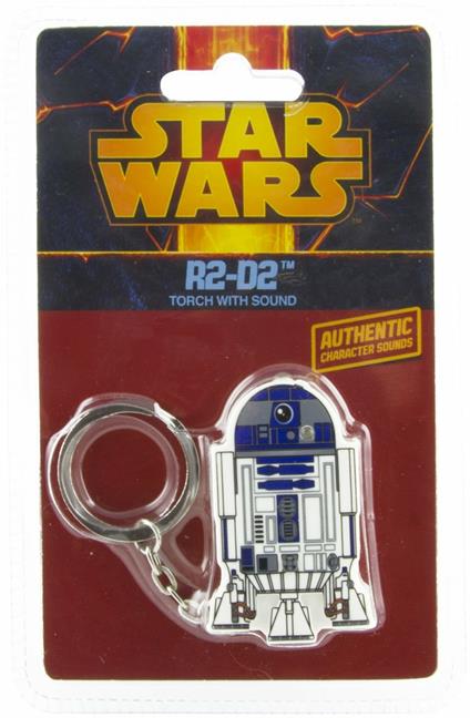 Portachiavi Torcia con Suono Star Wars. R2-D2