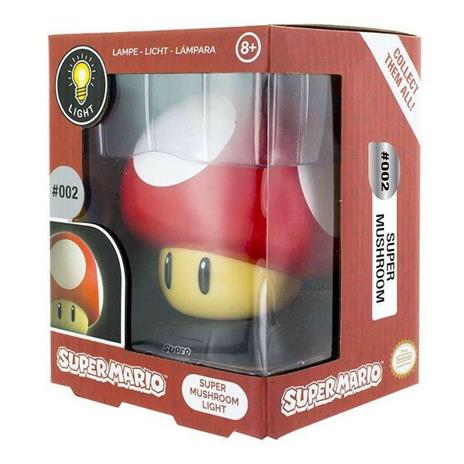 Lampada Nintendo. Super Mario Super Mushroom 3D - TimeCity - Idee regalo