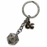 Paladone Dungeons And Dragons Portachiavi a Forma di Dado, con 20 Dadi, Regalo Perfetto per i Fan, PP6643DD