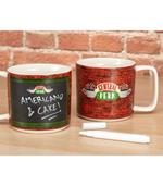 Friends - Central Perk - Tazza con lavagna a gesso con licenza ufficiale Friends TV Show Merchandise