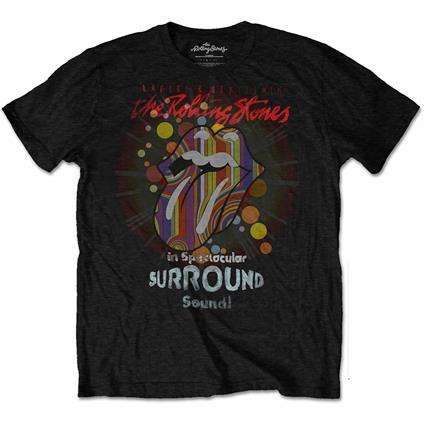 T-Shirt Unisex Tg. M Rolling Stones. Trippy Licks