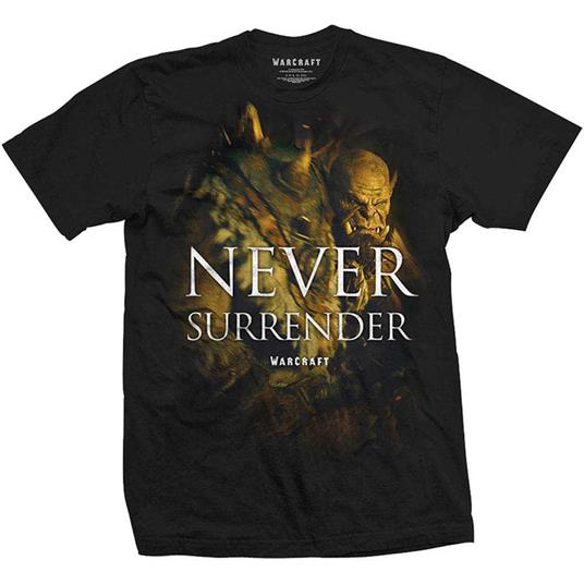 T-Shirt Unisex World Of Warcraft. Never Surrender