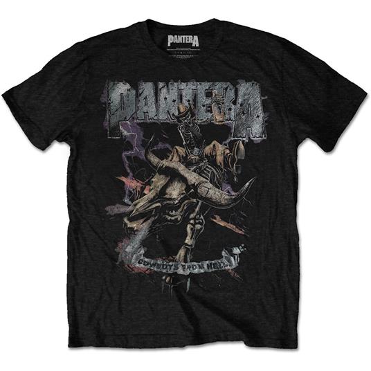 T-Shirt Unisex Tg. L Pantera. Vintage Rider