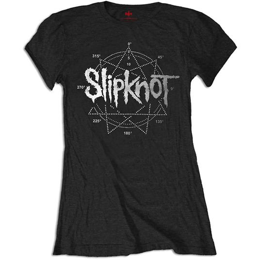 T-Shirt Donna Slipknot. Logo Star