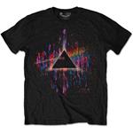 T-Shirt Unisex Tg. 2XL Pink Floyd. Dark Side Of The Moon Pink Splatter Special Edition Black