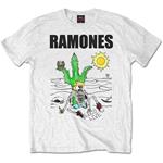 T-Shirt Unisex Ramones. Loco Live White