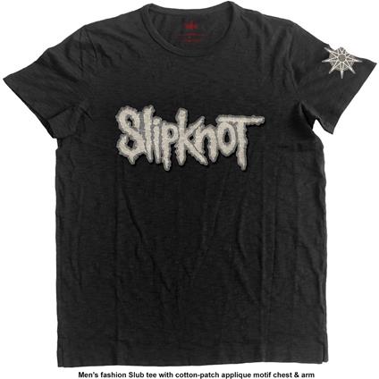 T-Shirt Unisex Tg. M Slipknot. Logo & Star