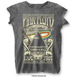 T-Shirt Donna Tg. L Pink Floyd. Carnegie Hall Grey