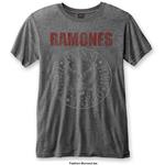 T-Shirt Unisex Tg. S Ramones. Presidential Seal Grey