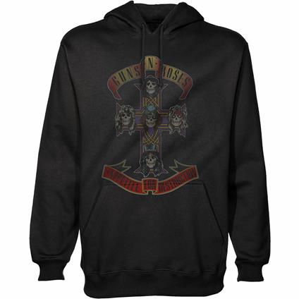 Felpa Con Cappuccio Unisex Tg. 2XL Guns N' Roses: Appetite For Destruction