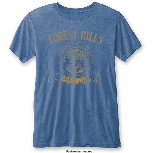 T-Shirt Unisex Tg. M Ramones. Forest Hills Vintage