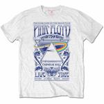 T-Shirt Unisex Tg. L Pink Floyd. Carnegie Hall Poster
