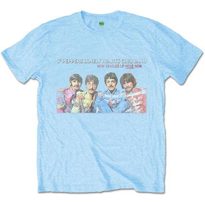 T-Shirt Unisex Beatles. Lp Here Now Blue