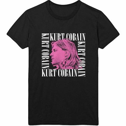 T-Shirt Unisex Tg. 2XL Kurt Cobain: Head Shot Frame