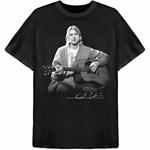 T-Shirt Unisex Tg. XL Kurt Cobain: Guitar Live Photo