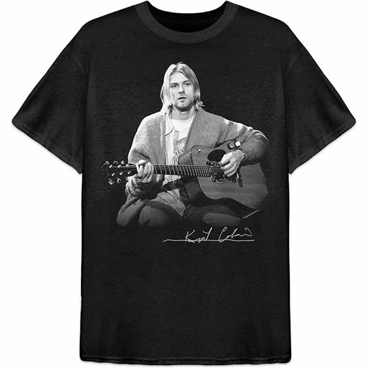 T-Shirt Unisex Tg. 2XL Kurt Cobain: Guitar Live Photo