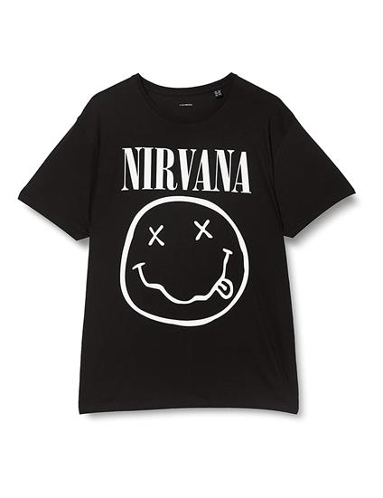 T-Shirt Unisex Tg. XL Nirvana. White Smiley