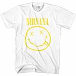 T-Shirt Unisex Tg. S Nirvana. Yellow Smiley