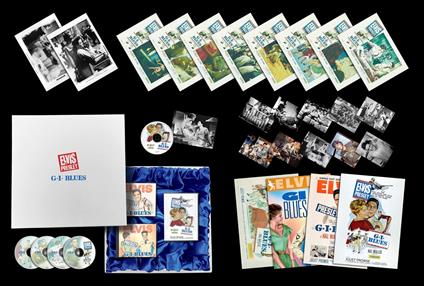 Gi Blues (Super Deluxe Box Set) (4 CD+DVD) - CD Audio + DVD di Elvis Presley