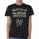 T-Shirt Unisex Tg. 2XL Motorhead. Deaf Not Blind