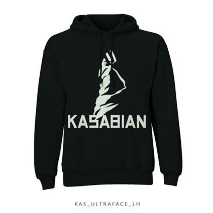 Felpa Con Cappuccio Unisex Tg. 2XL Kasabian. Ultra Face