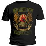 T-Shirt Unisex Tg. M Five Finger Death Punch. Locked & Loaded