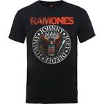 T-Shirt Unisex Tg. M Ramones. Vintage Eagle Seal