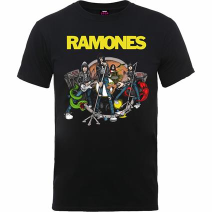 T-Shirt Unisex Tg. S Ramones. Road To Ruin