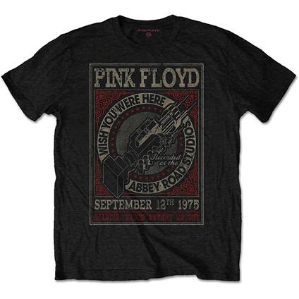T-Shirt Unisex Tg. M Pink Floyd. Wywh Abbey Road Studios