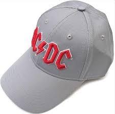 Cappellino Ac/Dc - Baseball Red Logo Grey