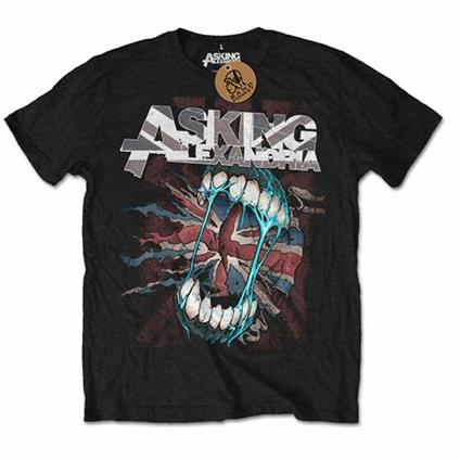 Asking Alexandria Men'S Tee: Flag Eater Retail Pack Medium