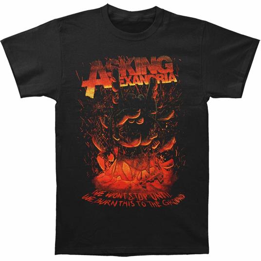 Asking Alexandria Men'S Tee: Metal Hand Retail Pack X-Large