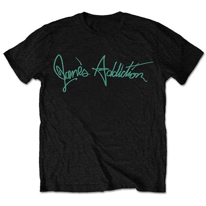 Medium. Janes Addiction Mens Tee: Script