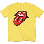 T-Shirt Unisex Tg. S Rolling Stones. No Filter Tongue Yellow