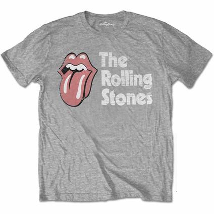The Rolling Stones Men'S Tee: Scratched Logo Small