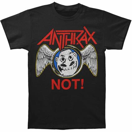 T-Shirt Unisex Anthrax. Not Wings. Taglia 2XL