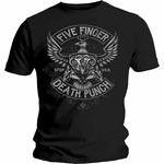 T-Shirt Unisex Five Finger Death Punch. Howe Eagle Crest. Taglia S