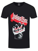 T-Shirt Unisex Judas Priest. Breaking The Law. Taglia L